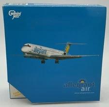 Gemini Jets Allegiant Air McDonnell Douglas MD-82 GJAAY550F 1:400 2008 NEW NICE!