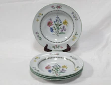 4 Spode Summer Palace 9" Wide Rimmed Soup Bowls