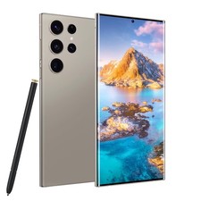 viqee C24 Ultra Cell Phone 5G Unlocked Phones,Smartphone with Tool Pen, Gray