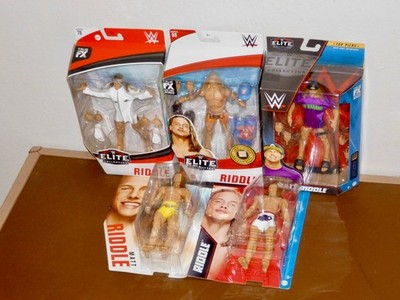 WWE Matt Riddle Elite & Basic Action Figures - lot of 5 Figures