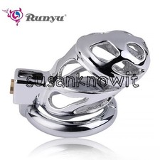 Male Metal Chastity Cage Binding Delay Peni Stainless Steel Urethra Lock