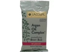 LaCoupe Argan Oil Complex Revitalizing Soap Lot of 18 each 1.3oz bars.
