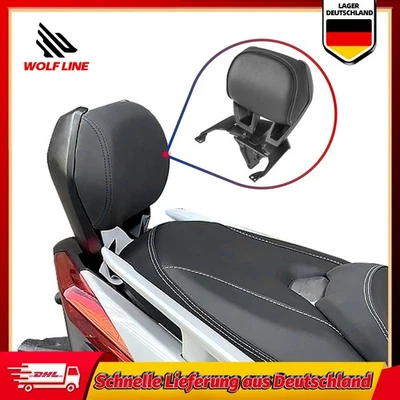 Beifahrer-Rückenlehne Für Yamaha X MAX 300 YP Rückenstütze Komfort 2022 WOLFLINE - Bild 1 von 4