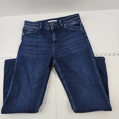 Kancan Cadence Ultra High Rise Slim Straight Leg Jeans 11/29 bue 5352