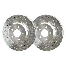 For Audi 80 Quattro 88-92 Brake Rotors Double Double Drilled Slotted 1-piece For Audi 80 Quattro 88-92 Brake Rotors Double Double Drilled Slotted 1-piece