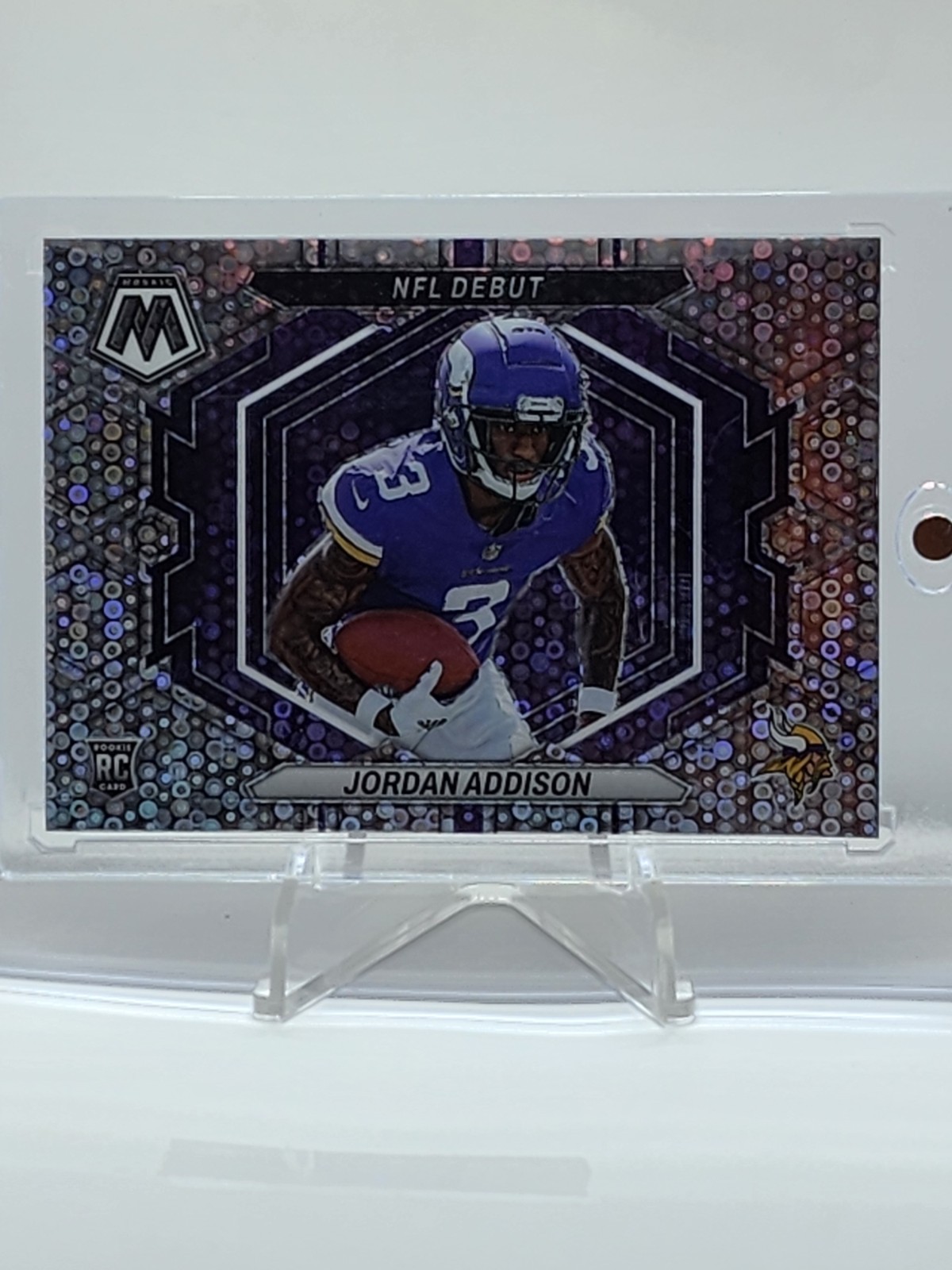 2023 Panini Mosaic NFL Debut Disco Jordan Addison Rookie #ND-14