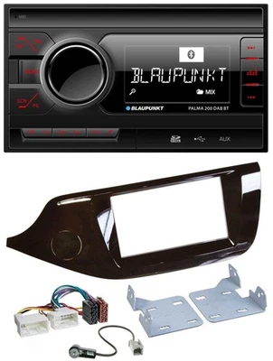 Blaupunkt MP3 Bluetooth DAB 2DIN SD USB Autoradio für Kia Ceed ab 12 glänzend - Bild 1 von 4