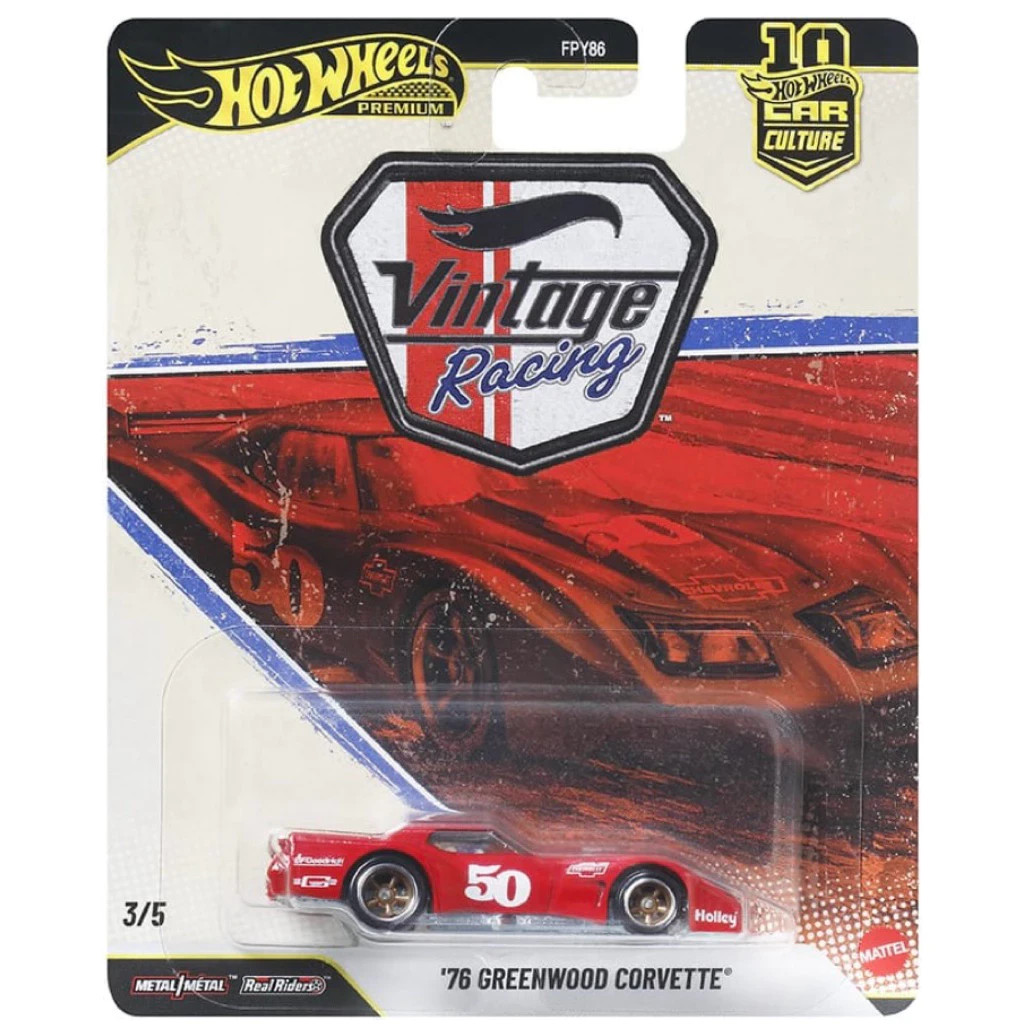 INHAND - Hot Wheels Premium Vintage Racing 2026 ' Greenwood