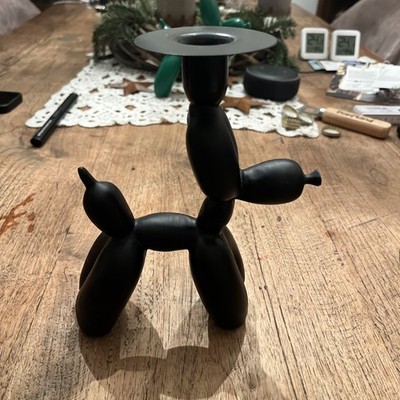 Kerzenständer- Luftballontier - schwarz - Hingucker - Ikea? - Neu
