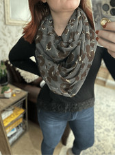 Animal print scarf