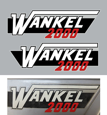WANKEL 2000 SIDECOVER DECAL SET   REPRO 
