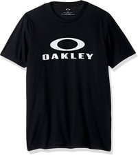 Oakley Mens 50 Bark Ellipse Casual Tee T-Shirt Athletic Blackout Size Small New