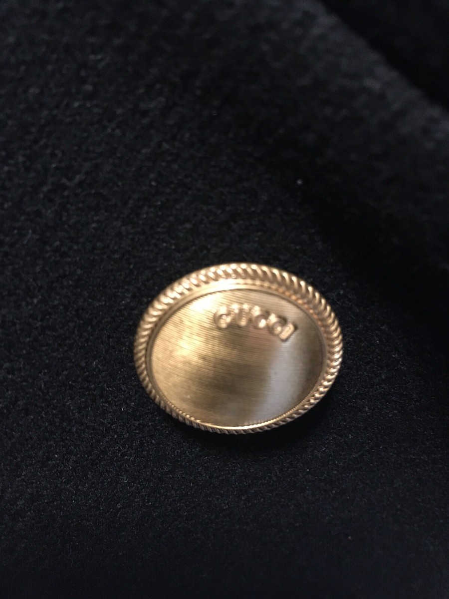 Gucci Mens Military Jacket Gold Buttons | eBay