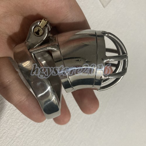 Metal Male Penis Lock Metal Chastity Cock Cage Virginity Device Sex Toys - Picture 13 of 56