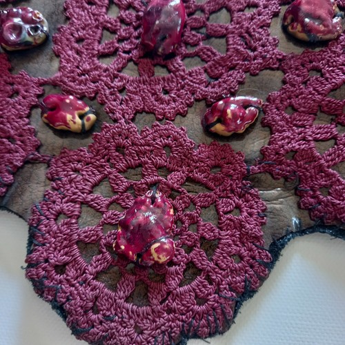 Women Accessories High Belt Macrame Luxury Fashion Crochet Flower Embroidered 40 - Picture 8 of 24