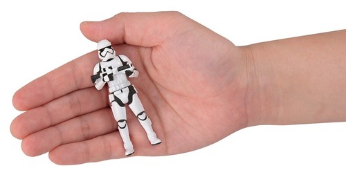 Minifigura de metal Star Wars First Order Storm Trooper de Takara Tomy - abovedada🔥 - Imagen 6 de 6