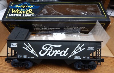 WEAVER FORD HOPPER CAR USED IN BOX O GAUGE NICE LQQK