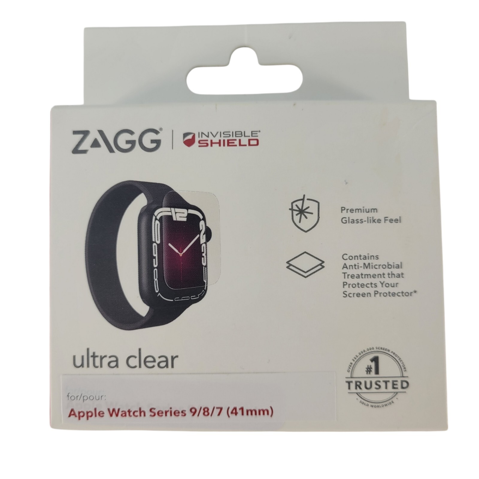 ZAGG Invisible Shield Ultra Clear Screen Protector for Apple Watch 9/8/7 (41mm)