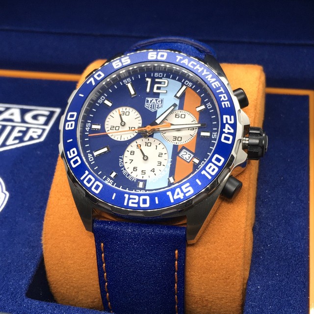 Tag Heuer Formula 1 Cah7011.bt0760 Chronograph Calibre S Quartz Mens Gulf Watch for sale online