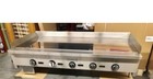 5’ Chrome Mirror Top 60” Griddle Thermostatic Flat Grill Thermostat Control Gas