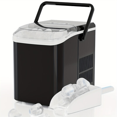 HOMEFLA Outdoor/Indoor Use Portable Ice Maker Machine-Produces 26.5lb Daily