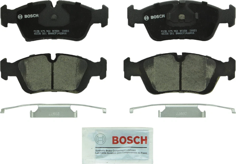 Pastillas de freno delanteras de cerámica QuietCast Bosch 1996-2000 BMW 328i Bosch 1997 1998 1999 Foto 4 de 4