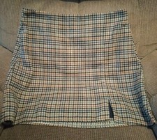 Old Navy Women's Plaid Skirt Size Large Earth Tone Colors / Black