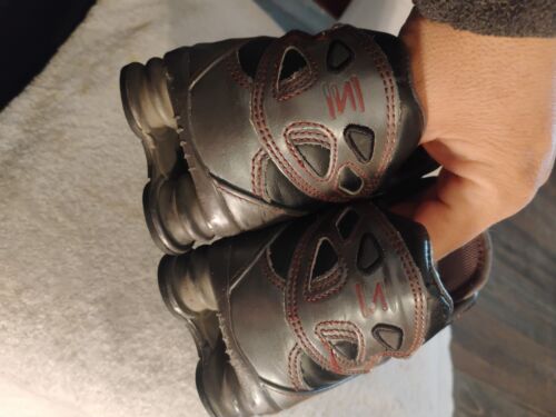Vintage 2006 Men’s Nike Shox Sz 11 Silver Black Maroon! 314307-001 - Picture 4 of 9
