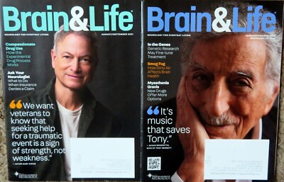 BRAIN AND LIFE Magazine: Neurology for Everyday Living- 2 Issues from 2021-2022