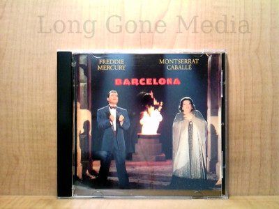 Barcelona by Freddie Mercury, Montserrat Caballé (CD, 1992, Hollywood Records)