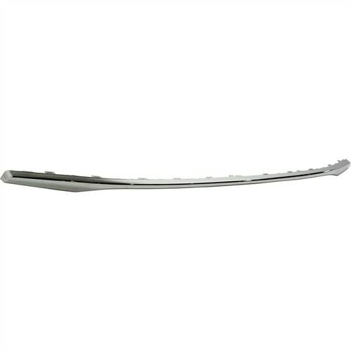 Fit 2013-2015 HONDA CIVIC Sedan Front Bumper Lower Grille Chrome Molding Trim - Picture 7 of 9