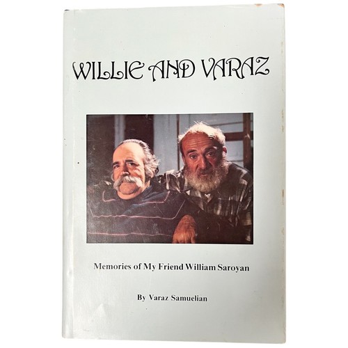 Signed Willie And Varaz Memories Of My Friend William Saroyan Samuelian HCDJ
