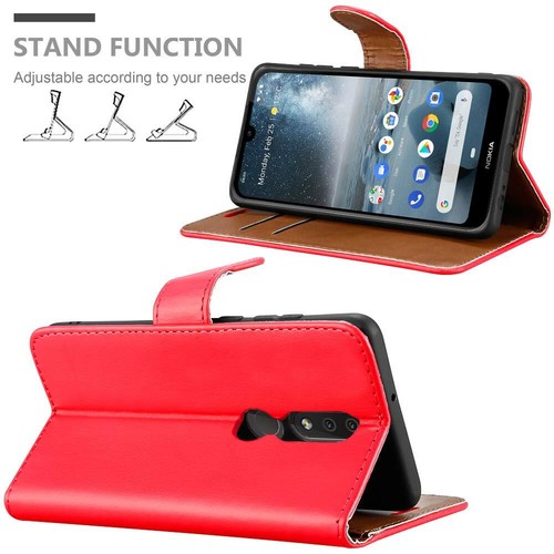 For Nokia 4.2 Phone Case Leather Wallet Book Flip Folio Stand View Cover - Picture 22 of 85
