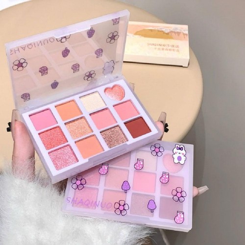 12 Colour Eyeshadow Eye Shadow Palette Makeup Kit Set Make Up Box UKsxd3 xuh - Bild 11 von 11
