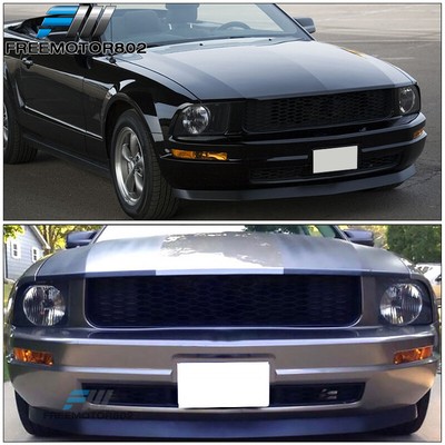 Fits 05-09 Ford Mustang V6 Only 3C Style Front Bumper Lip Spoiler Unpainted PU