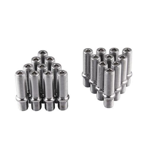 20×M14*1.5 to M12x1.5 Extended Wheel Stud Conversion Tall Lug Bolt Screw Adapter - Picture 5 of 22