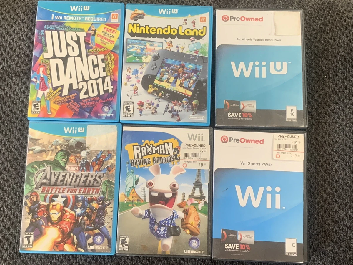 Wii Games lot of 6 : 3 have manual - 2 of them are just the game( Great Buy  ! )