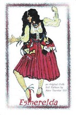 Cloth Art Doll Pattern "Esmerelda" by Mary Tressler