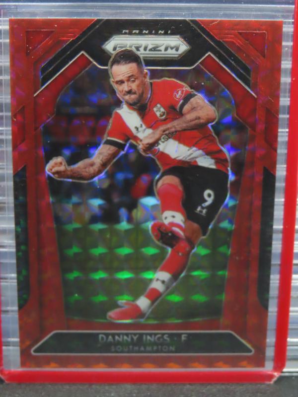 2020-21 Prizm Premier League Danny Ings Red Mosaic Prizm #086/159 Southampton