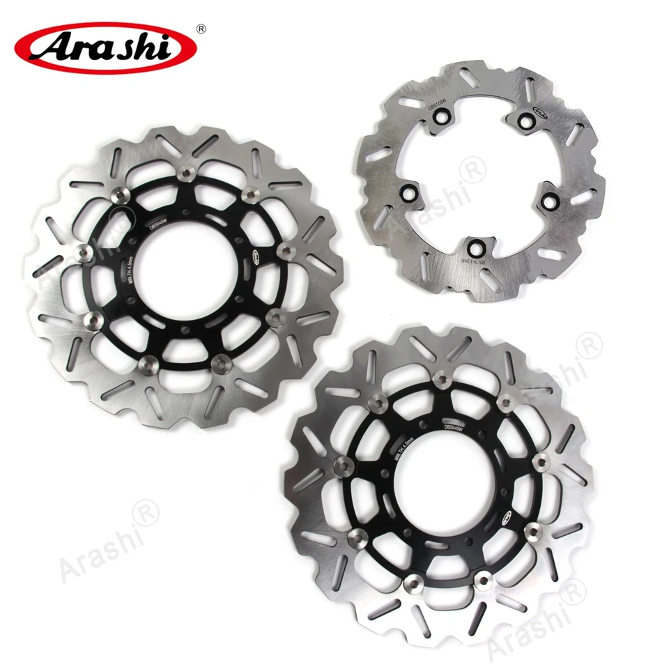 Rotor de disco de freno trasero delantero flotante Arashi para Suzuki GSXR1000 2016 GSX-R 1000 Foto 2 de 4