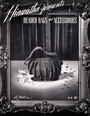BEAD Crochet Patterns HIAWATHA Beaded Bags and ACCESSORIES Very RARE Vintage