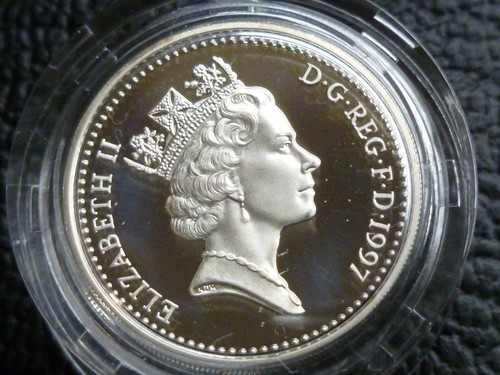 1994-1997 UK Sterling Silver Piedfort Proof 4-coin £1 set Royal Mint Boxed COA's - Picture 9 of 12