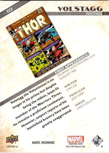 2012 Upper Deck Marvel Beginnings III - PICK / CHOOSE YOUR CARDS - Picture 315 of 355