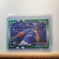 2021 TOPPS Baseball Update Series Josh Palacios GREEN FOIL 331/499 RC # US256