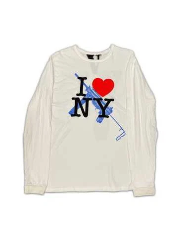 Vlone white long clearance sleeve