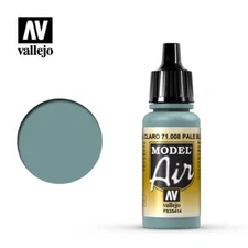 Vallejo 71008 Model Air Pale Blue Acrylic Paint 17ml - US