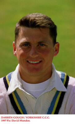 Darren Gough Yorkshire CCC Old Player Cricket Photo 4