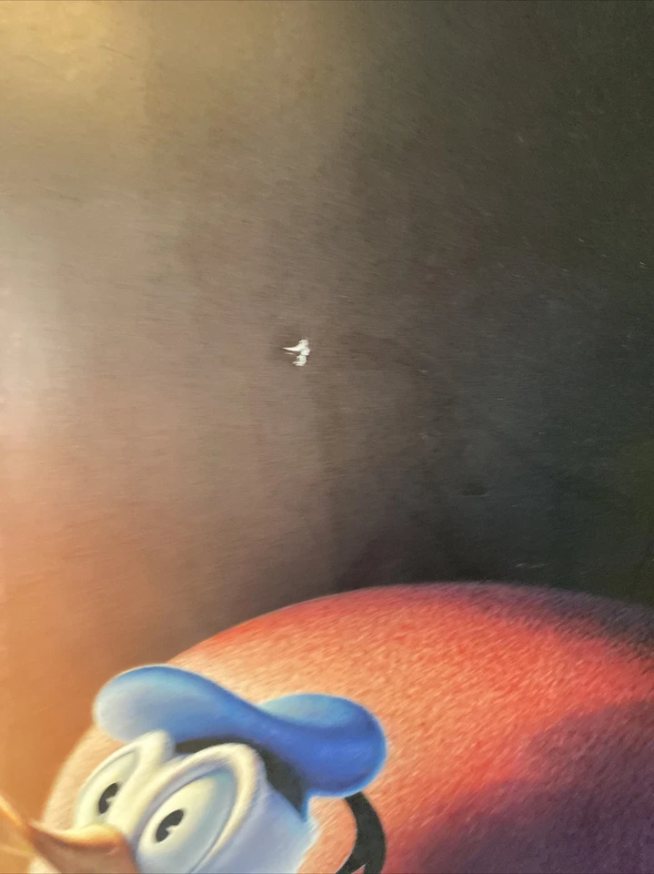 "Libro de arte Donald Duck Gottfried Helnwein 1984 impresión de póster Walt Disney 38"" X 26""" Foto 3 de 4