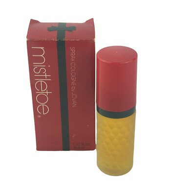 Vintage Jovan Mistletoe Spray Cologne New with Box 1981 Rare 1.5 fl oz