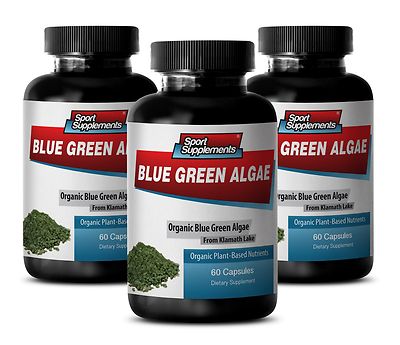 Klamath Blue Green Algae - Organic Blue Green Algae 500mg - Antioxidants  3B